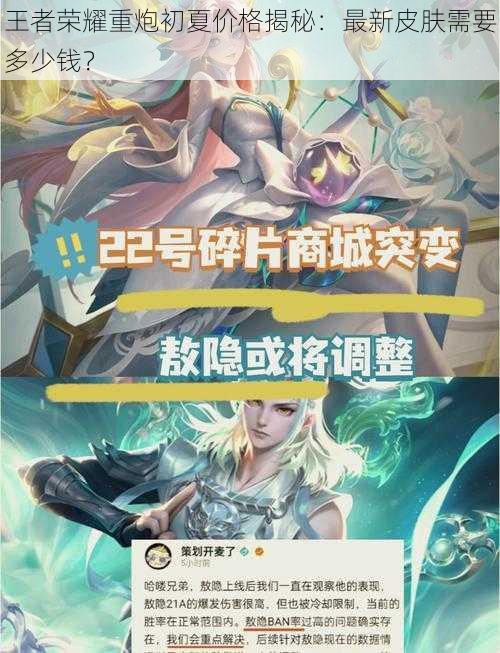 王者荣耀重炮初夏价格揭秘:最新皮肤需要多少钱?