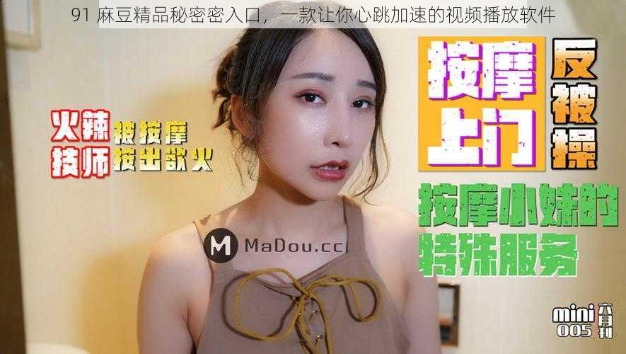 91 麻豆精品秘密密入口,一款让你心跳加速的视频播放软件